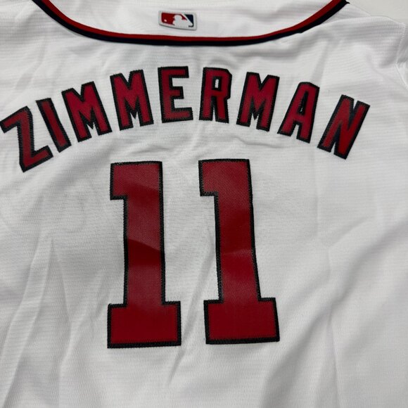 Majestic Nationals Jordan Zimmermann Baseball Jersey Womens 2XL World Series NWT - Picture 9 of 9